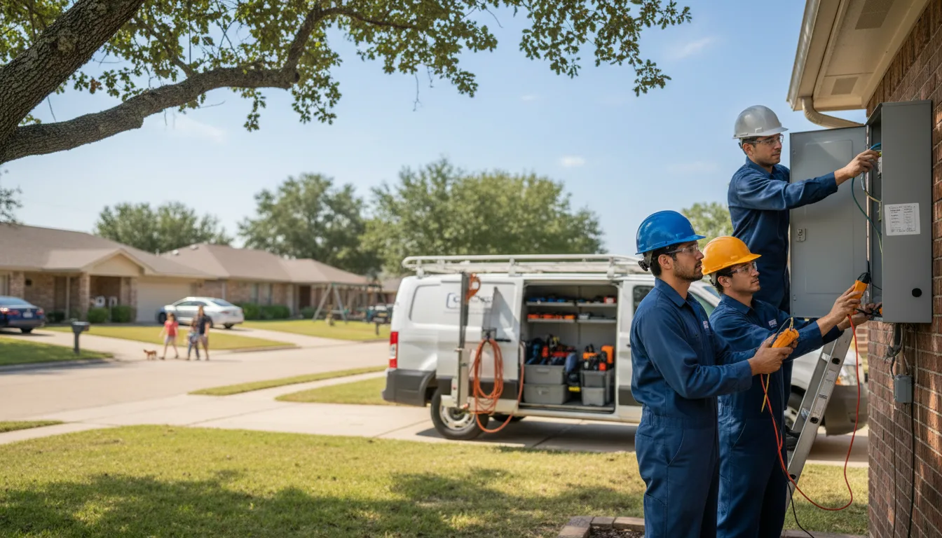 Certified electrician providing emergency electrical services in Wheaton, MN